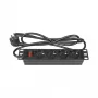 Good Connections GC-N0103 - Estándar - 1U - Aluminio - Negro - 4 salidas AC - 1,8 m
