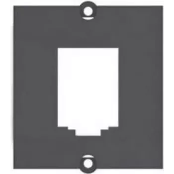 Placa de pared/tapa de interruptor Bachmann 917.006 Negro