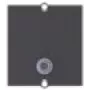 Bachmann Custom module - Faceplate modular Snap-In - Mini-Phone estéreo 3,5 mm - Negro (917.091)