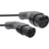 InLine 16273S cable de carga para vehículos eléctricos, Type 2, 11 kW, trifásico, 3 m cable en espiral