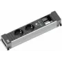 Bachmann 916.0514 cable alargador 0,2 m 2 salidas AC interior Negro - Plata (916.0514)