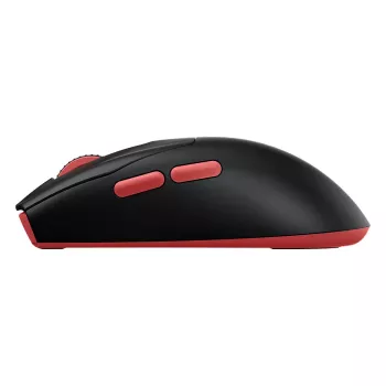 Ratón gaming inalámbrico MSI Forge GM340, ambidiestro, óptico, 12000 DPI, Negro