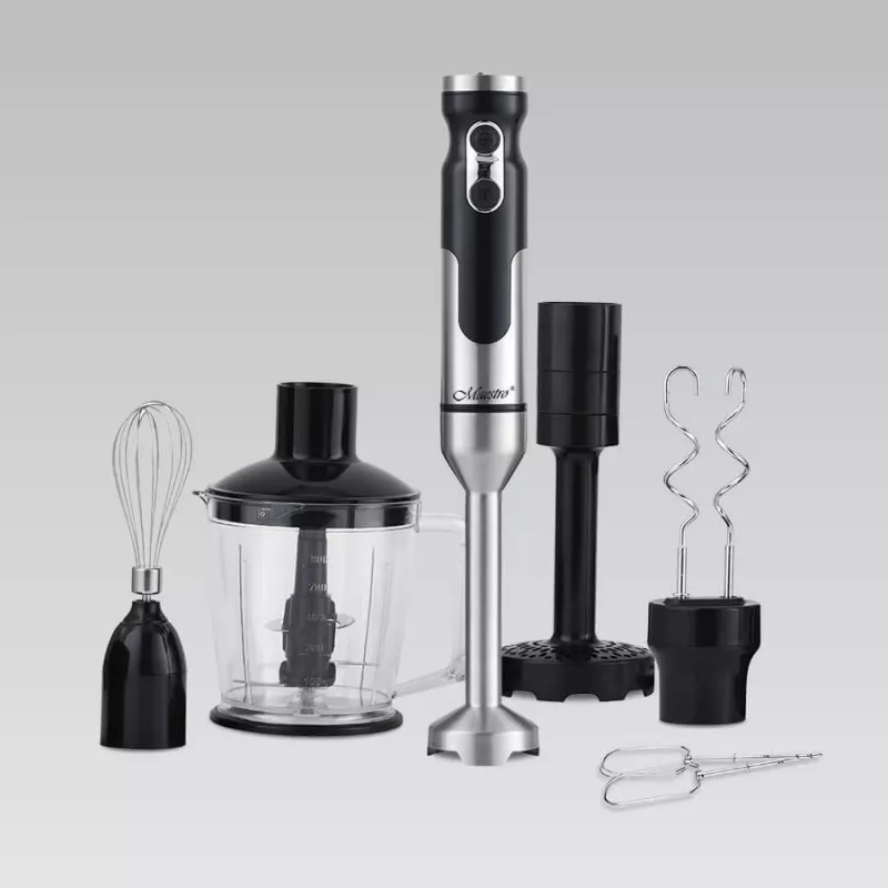 Batidora de mano Maestro MR-567 Negro Acero inoxidable