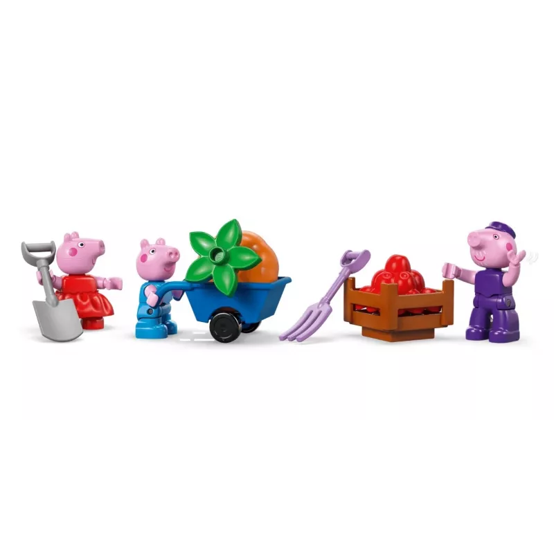 DUPLO Peppa Pig 10461 El jardín y el invernadero del abuelo Pig piezas de construcción