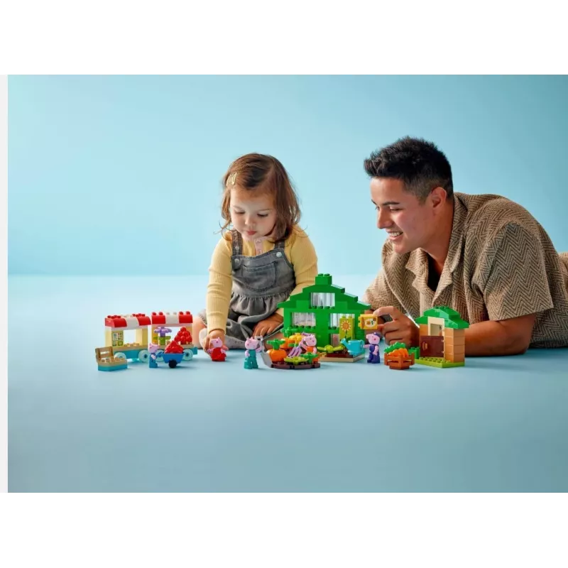 DUPLO Peppa Pig 10461 El jardín y el invernadero del abuelo Pig piezas de construcción