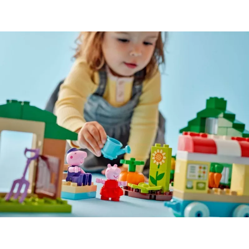 DUPLO Peppa Pig 10461 El jardín y el invernadero del abuelo Pig piezas de construcción