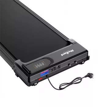 Cinta de correr eléctrica Rebel RBA-1017 — pantalla LED, velocidad 1–6 km/h, peso máximo de usuario 100 kg, alimentación por red