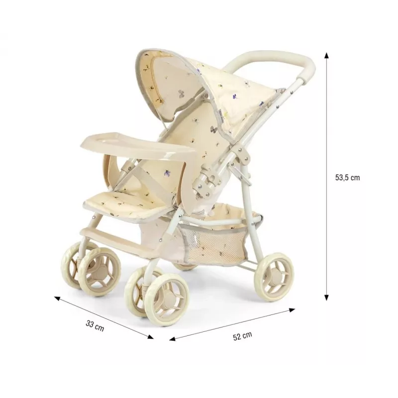 Carrito de muñecas Kate NATURE