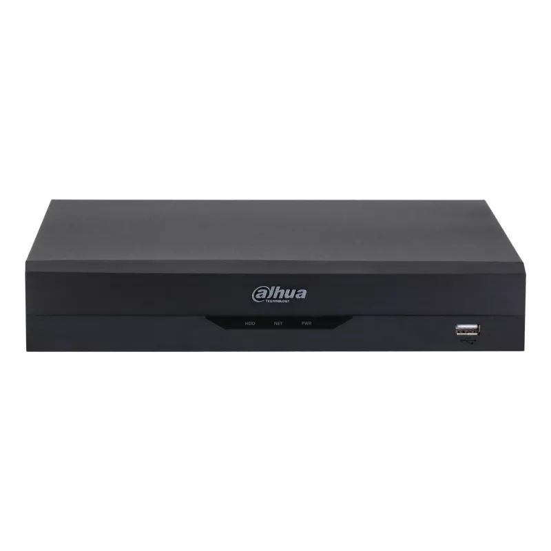 DVR Dahua XVR5104HS-4KL-I3/T 4 canales 4K H.264/H.265, disco SATA hasta 10 TB, Fast Ethernet, 12V DC