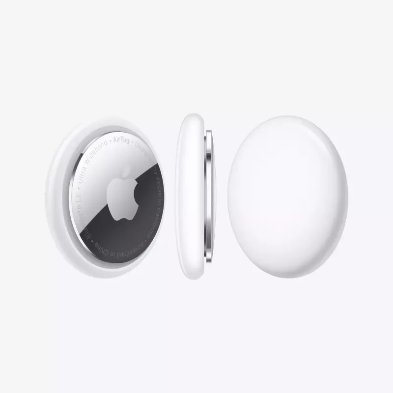 Llavero localizador Apple AirTag plata blanco