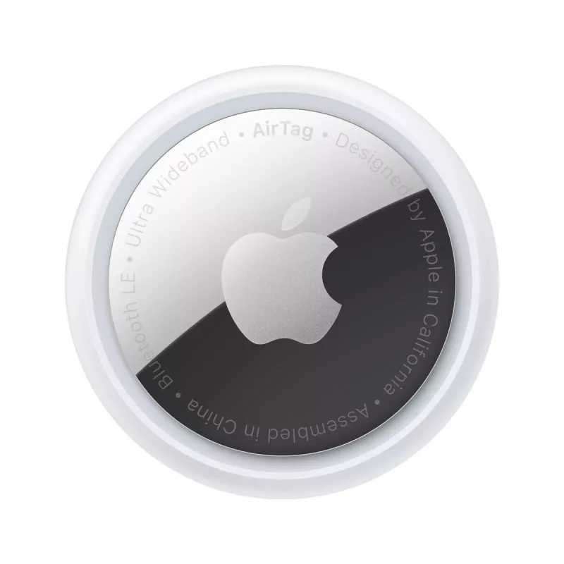 Llavero localizador Apple AirTag plata blanco