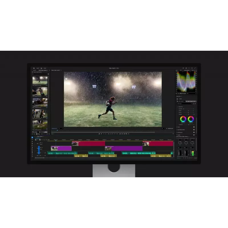 Monitor Apple Studio Display XDR 27 pulgadas 5K Ultra HD LED, cristal estándar, pie reclinable y ajustable en altura, plata