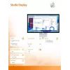 Monitor Apple Studio Display con cristal nano-texture y pie reclinable (MFF14RC/A)