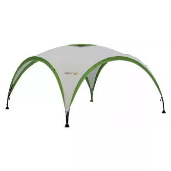 Cenador plegable COLEMAN 2000016832 — verde/blanco, estructura de acero, 22 kg