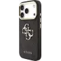 Funda rígida GUESS 4G Metal Logo negra, para Apple iPhone 17 Pro, GUHCP17L4GMGCGR (GUHCP17L4GMGCGR)