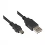 Cable de conexión Good Connections USB 2.0 EASY conector macho A a conector macho Mini-B - negro - 0,5 m