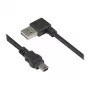 Cable de conexión Good Connections USB 2.0 EASY conector macho A a conector macho Mini-B - en ángulo - negro - 0,5 m