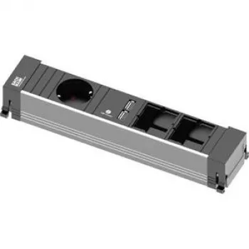 Bachmann POWER FRAME regleta, 3 salidas, 10 cm, entrada GST18i3, negro