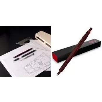 Portaminas rotring 600 — carcasa de metal, mina de 0,5 mm