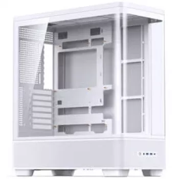 Caja Jonsbo TK-5, torre Midi, ATX, cristal templado – Blanco