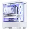 Caja Jonsbo TK-5, torre Midi, ATX, cristal templado – Blanco