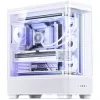 Caja Jonsbo TK-5, torre Midi, ATX, cristal templado – Blanco