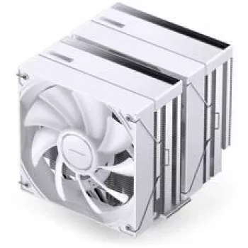 Disipador de CPU Jonsbo CB80 de doble torre con 2 ventiladores PWM ARGB de 120 mm — Blanco