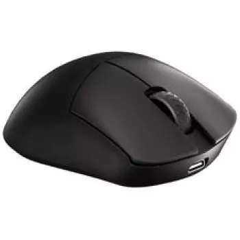 Ratón gaming Lamzu Paro – frecuencia de sondeo de 8 kHz, inalámbrico 2,4 GHz, Negro