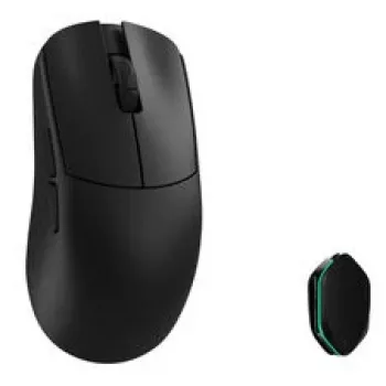 Ratón gaming inalámbrico WLMouse YING de magnesio, PAW3950HS, sondeo 8K, interruptores ópticos OMRON - negro (YINGMG-BLACK-O)