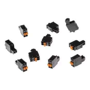 Conector de cable AXIS 5505-261, 2 polos, paso de 2,5 mm, gris, pack de 10
