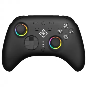 Mando Deltaco GAM-198 Negro — Bluetooth y USB (Type-C) para Nintendo Switch, Switch 2, Switch OLED, Android, PC