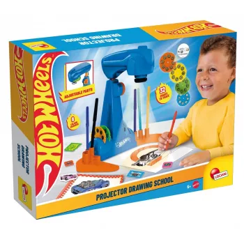 Set de proyector y escuela de pintura Hot Wheels