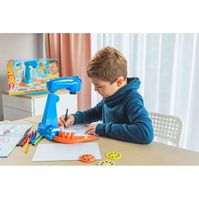 Set de proyector y escuela de pintura Hot Wheels