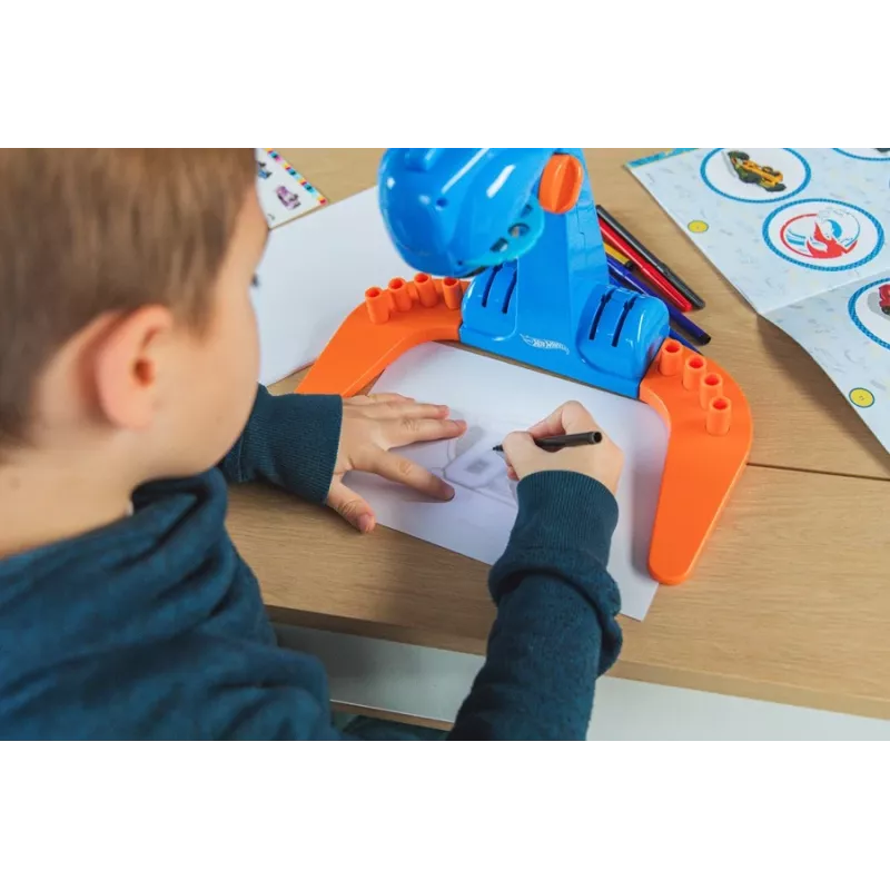 Set de proyector y escuela de pintura Hot Wheels
