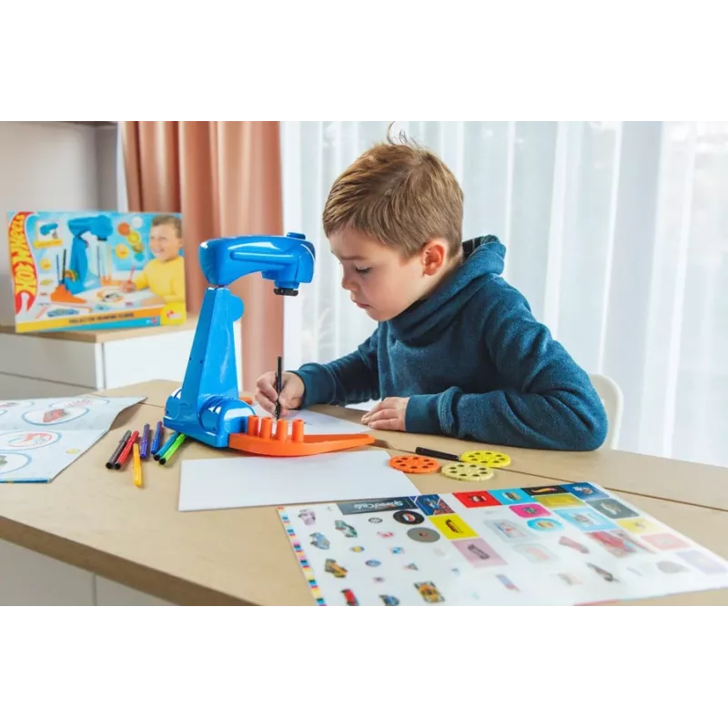 Set de proyector y escuela de pintura Hot Wheels