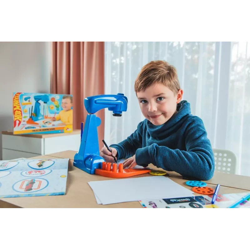 Set de proyector y escuela de pintura Hot Wheels