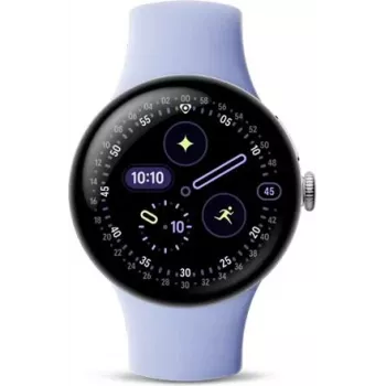 Google Pixel Watch 4 LTE 41mm Plata pulida / Iris, GA10839-EU (GA10839-EU)