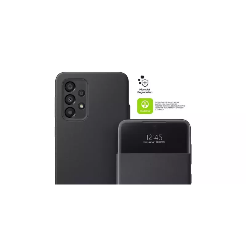 Funda cartera Samsung EF-EA336PBEGEW para Galaxy A33 5G, compatible con pantallas de 6,4