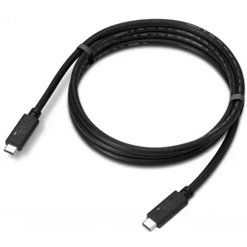 Cable USB Lenovo USB4 Gen 2x2 4X91U92143, USB‑C a USB‑C, 1,5 m, 20 Gbit/s, negro