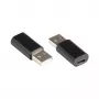 Adaptador de cable Alcasa USB-AD200 USB A USB C negro (USB-AD200)