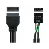 Good Connections 5021-PST4 - 0,6 m - USB 2.0 - 480 Mbit/s - negro