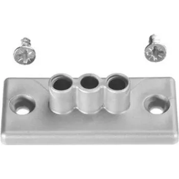 Bachmann Easy-Desk 2B - Set de montaje para gestión de cables - Plata
