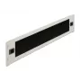 Panel de gestión de cables DeLOCK 19 inch barra de cepillos para gestión de cables sin herramientas 2U gris