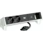 Bachmann 902.936 DESK2 regleta, blanco (RAL9010), 2x Schuko, 1x USB-C 30 W