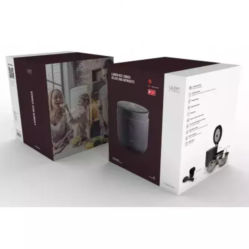 Olla arrocera Lauben LBNRCD1500AT 1,5L 500W negro