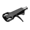 Audio-Technica AT-VM95E/H cápsula con portacápsulas AT-HS6BK premontado (negro/verde)