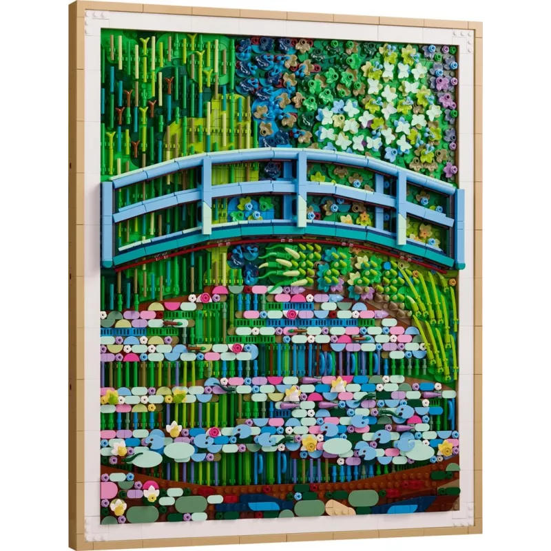 LEGO Art 31220 Claude Monet — Puente japonés sobre el estanque de nenúfares