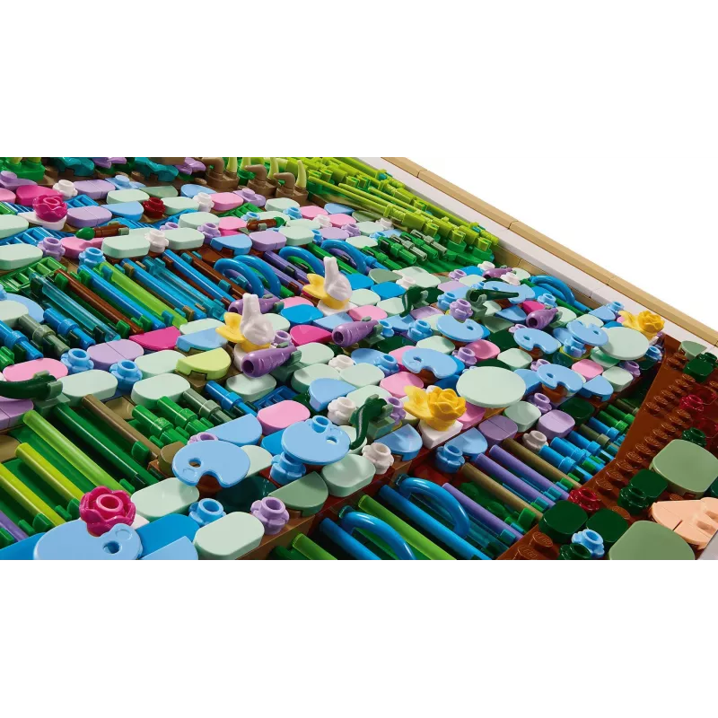 LEGO Art 31220 Claude Monet — Puente japonés sobre el estanque de nenúfares