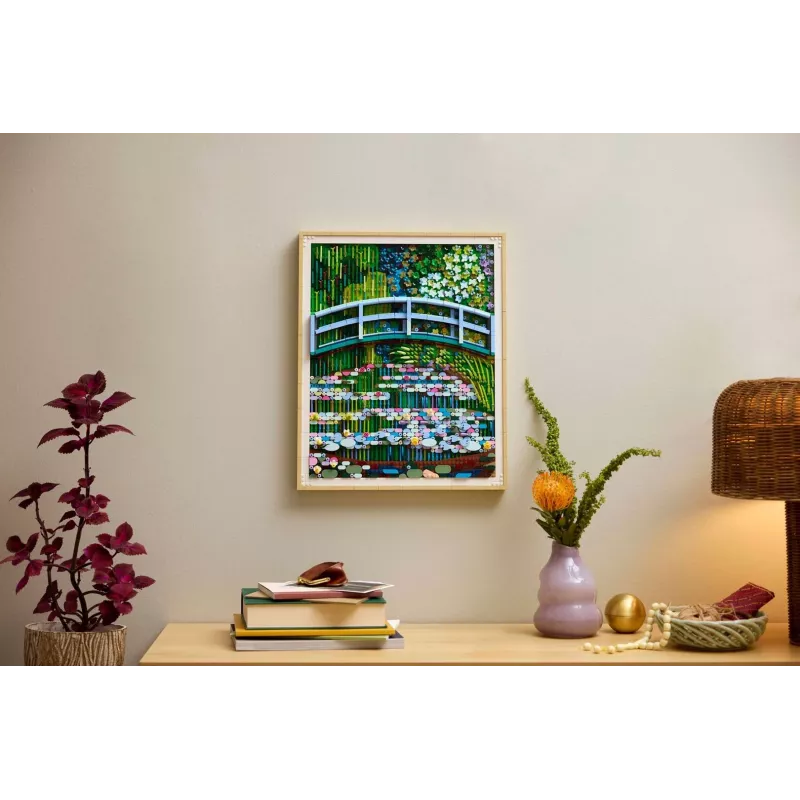 LEGO Art 31220 Claude Monet — Puente japonés sobre el estanque de nenúfares