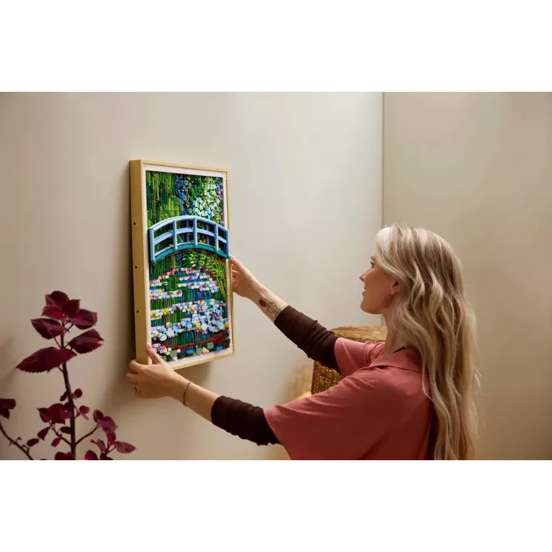 LEGO Art 31220 Claude Monet — Puente japonés sobre el estanque de nenúfares
